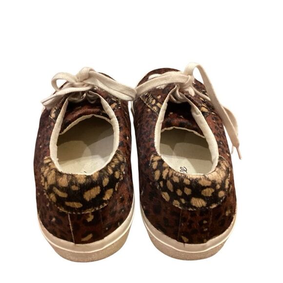 Madewell Sidewalk Low-Top Sneakers in Painted Leopard Colorblock Calf Hair 8 - Picture 10 of 11